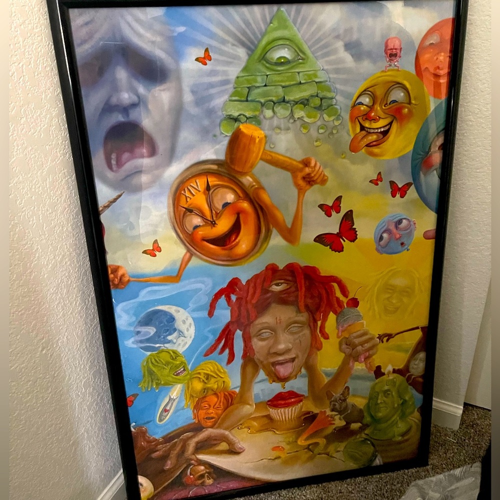Trippy art frame